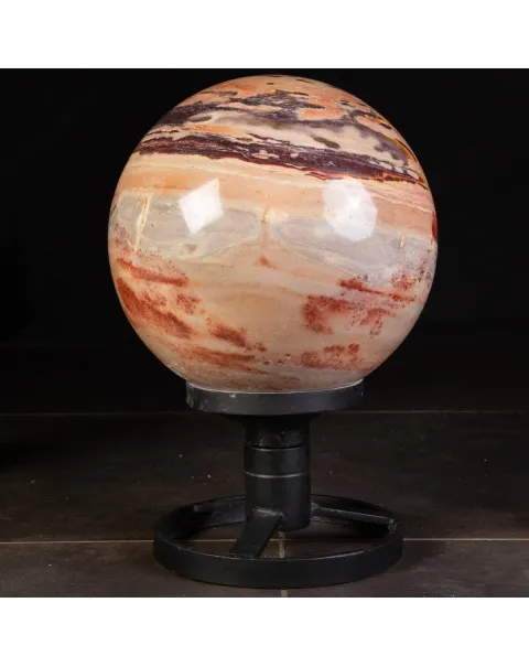Spettacolare Grande Sfera di Ametista Rosa
