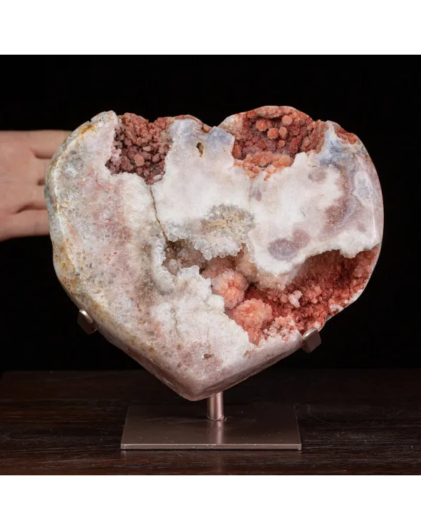 Cuore di Ametista Rosa: La Bellezza Naturale dei C...