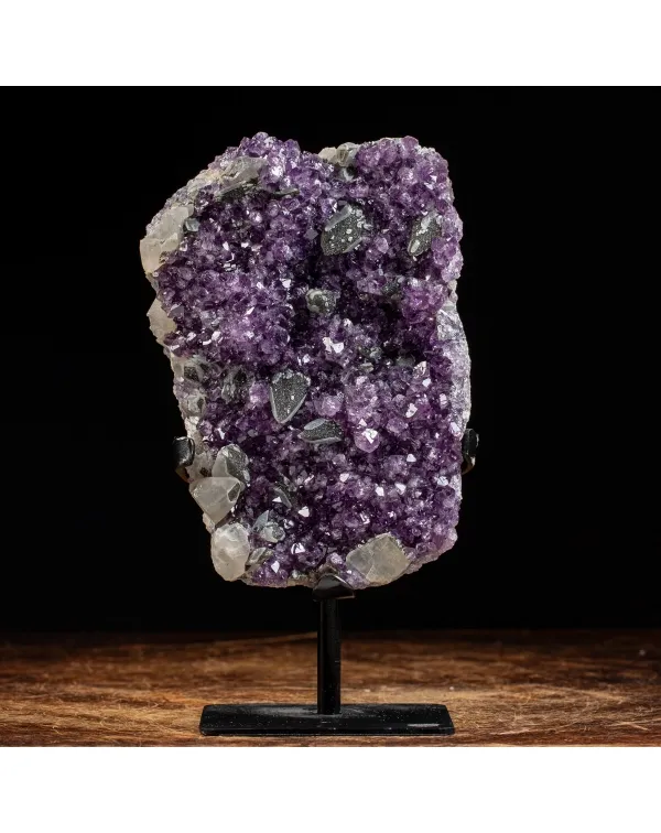 Geode Ametista con Quarzo
