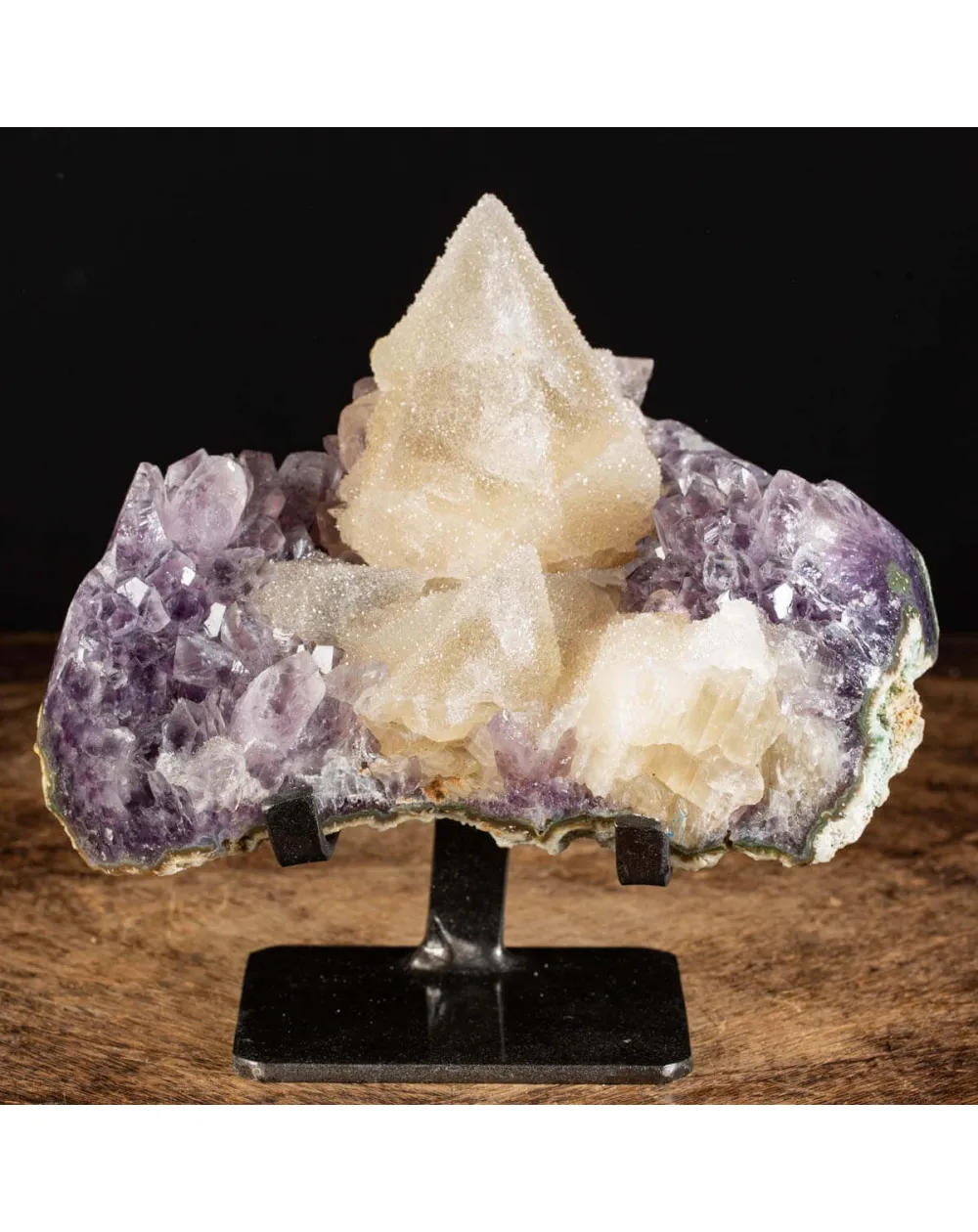 Geode Ametista con Calcite