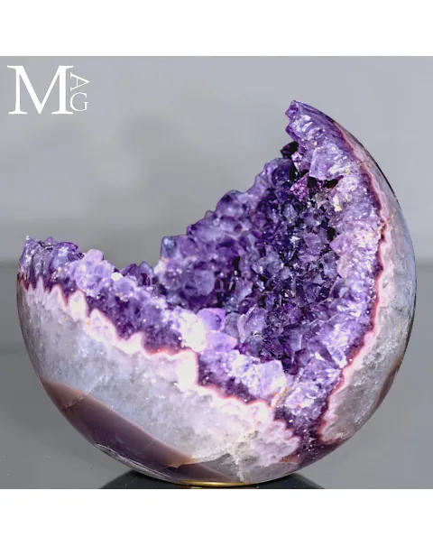 Sfera in Ametista Naturale – Cristalli.
