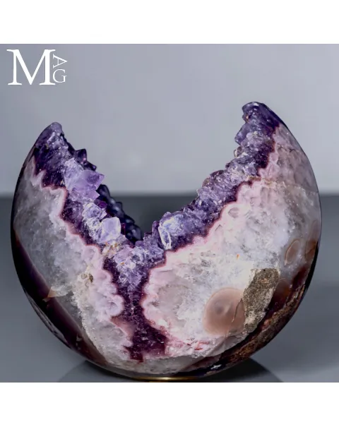 Sfera in Ametista Naturale – Cristalli.