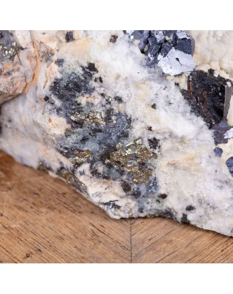 Cristalli di Galena e Calcite