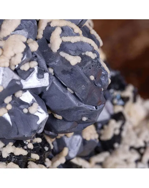 Cristalli di Galena e Calcite