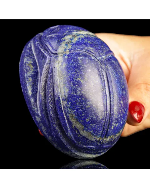 Scarabeo Egizio in Lapislazzuli – Simbolo di Rinascita.