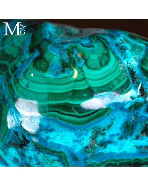 Grande campione naturale di Malachite e Crisocolla – Congo