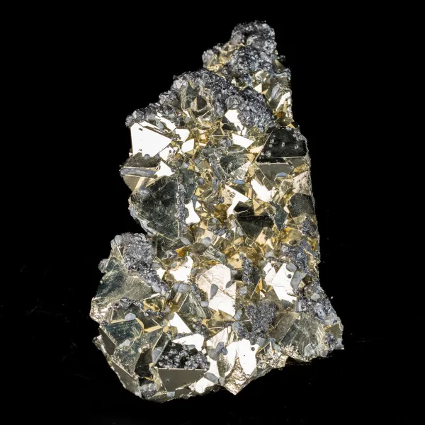 Cristalli di Pirite con Sfalerite