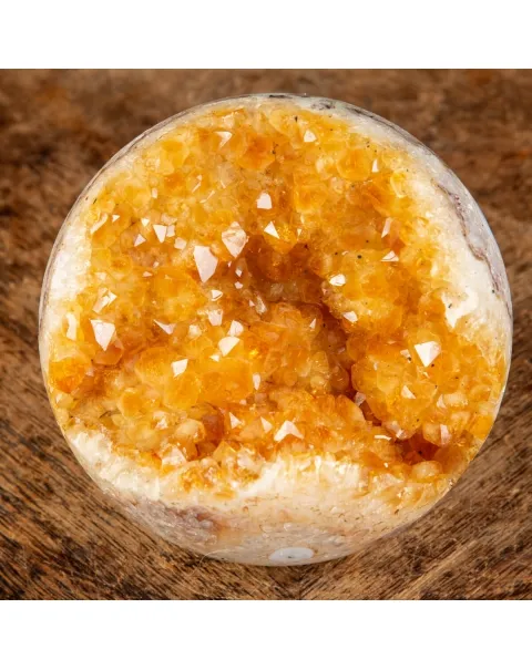 Sfera di Quarzo Citrino
