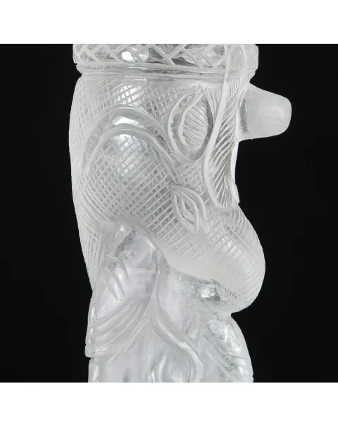 Intaglio in Quarzo Naturale dell'Himalaya - Vajra Sacro.