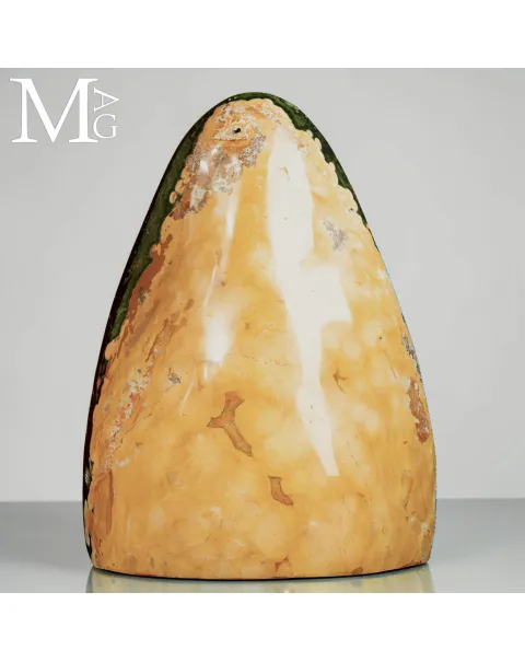 Diaspro bicolore Madagascar lucido