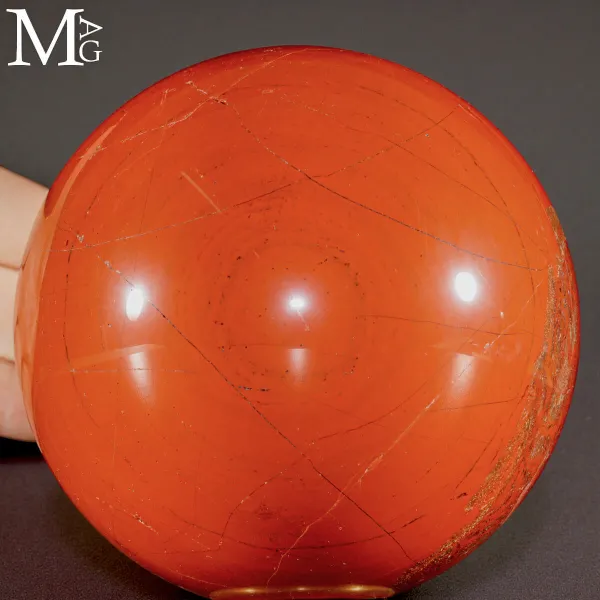 Sfera in diaspro Rosso – da collezione