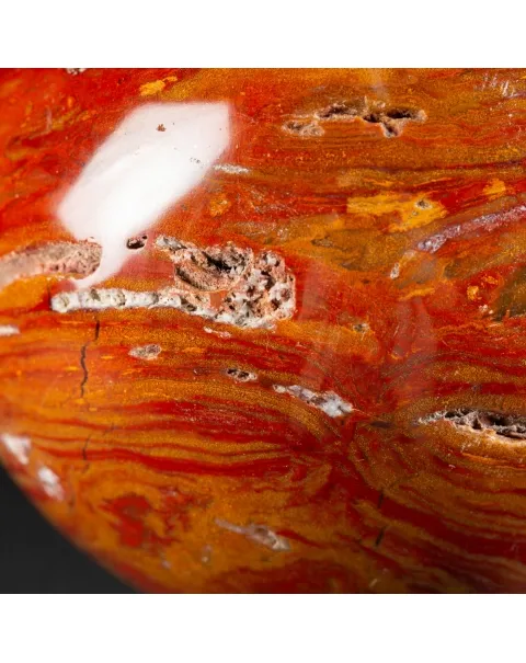 Sfera in Diaspro Rosso