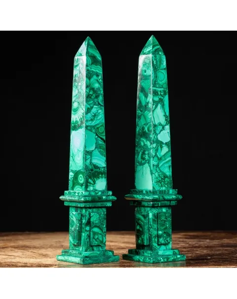 Obelischi in Malachite