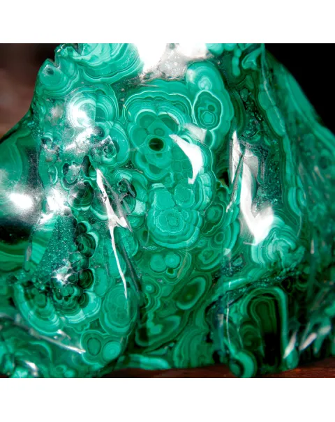 Scultura in Malachite Naturale – Cammello.