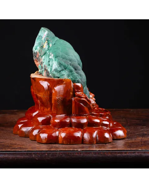 Elegante Malachite Botroidale dalla Shilu Mine.