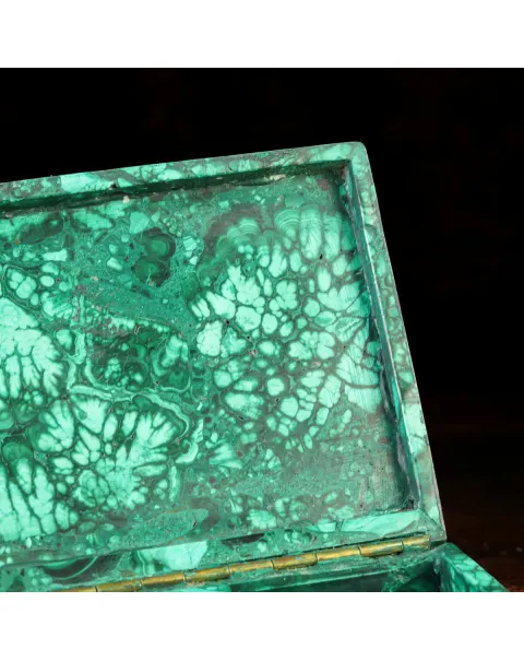 Porta Gioielli in Malachite.