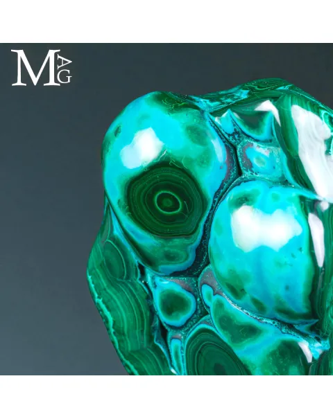 Malachite Botroidale – esemplare della storia mineraria del Congo.