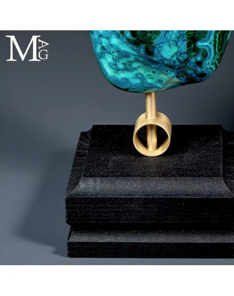 Malachite con Crisocolla – formazione naturale.