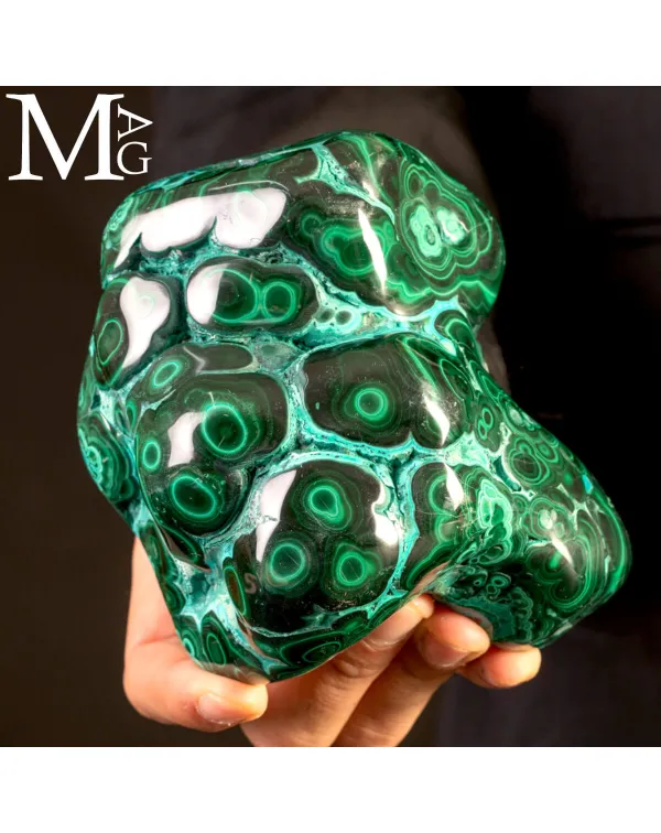 Malachite Botroidale con Occhiature