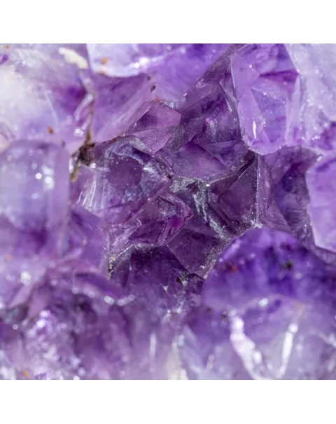 Sfera di Cristalli di Ametista Intagliata da Geode.