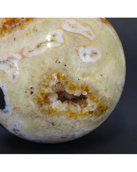Sfera di Quarzo Citrino