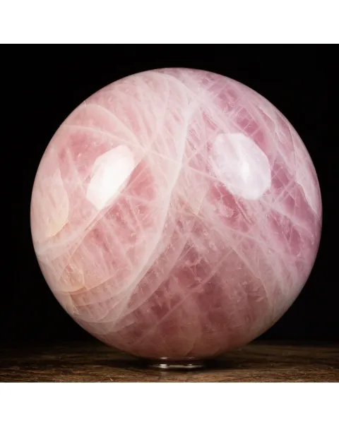Sfera di Quarzo Rosa