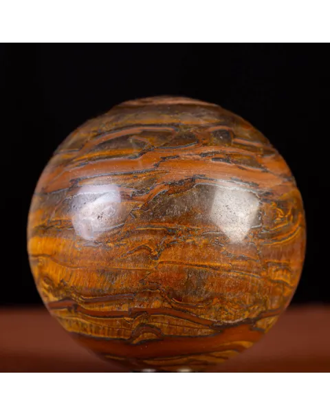 Sfera Naturale in Tiger Iron.