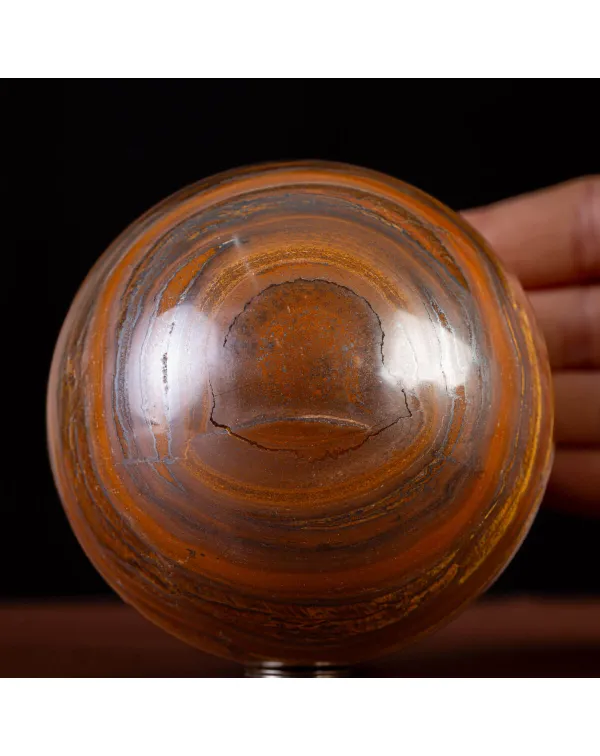 Sfera di Tiger Iron Australiano.