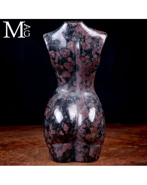 Scultura Corpo Femminile – Busto in Scisto con Granati