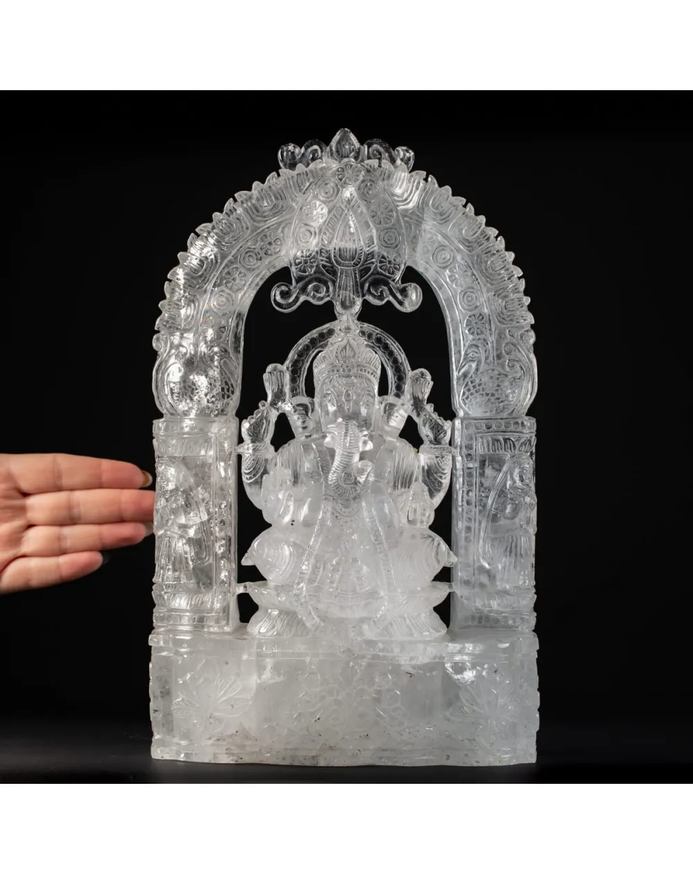 Statua Ganesh Quarzo (4775g)