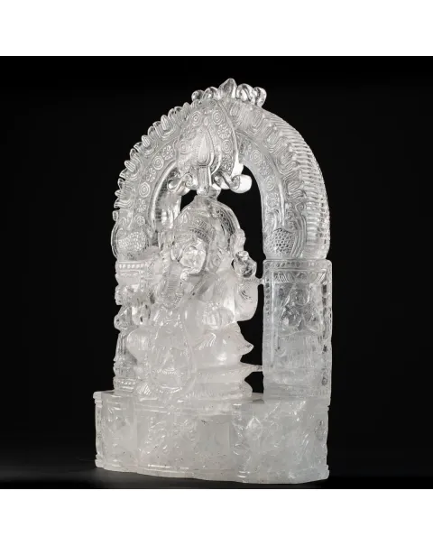 Statua Ganesh Quarzo (4775g)