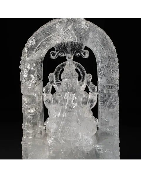 Statua Ganesh Quarzo (4775g)