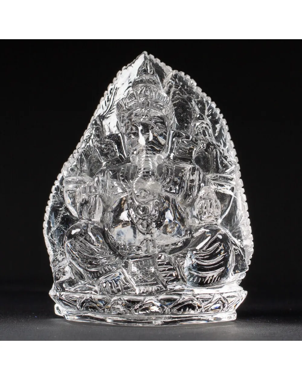 Statua Ganesh Quarzo (540g)