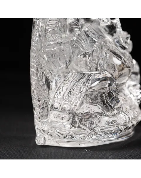 Statua Ganesh Quarzo (540g)