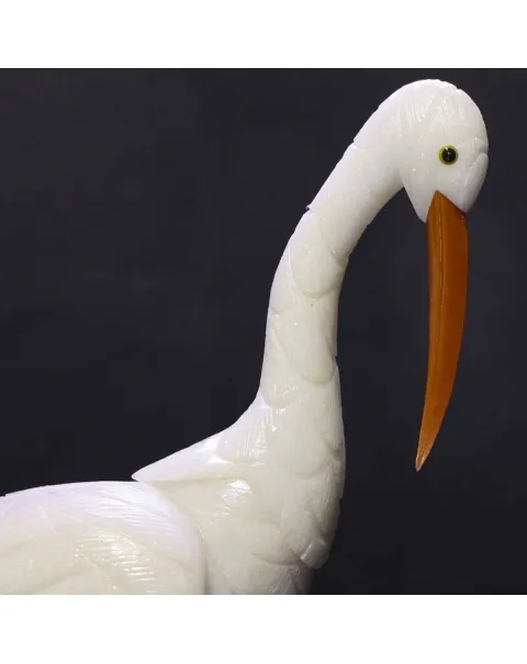Cigno in Quarzo su drusa Ametista