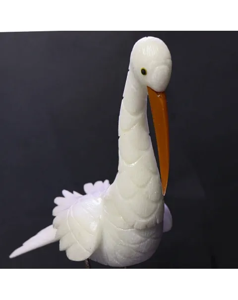Cigno in Quarzo su drusa Ametista