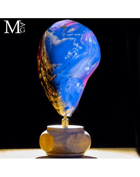 Ambra Blue delle Foreste Mioceniche di Sumatra.