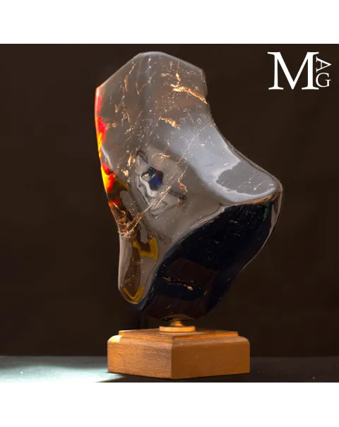 Ambra Blue di Sumatra - I Colori delle fluorescenze.