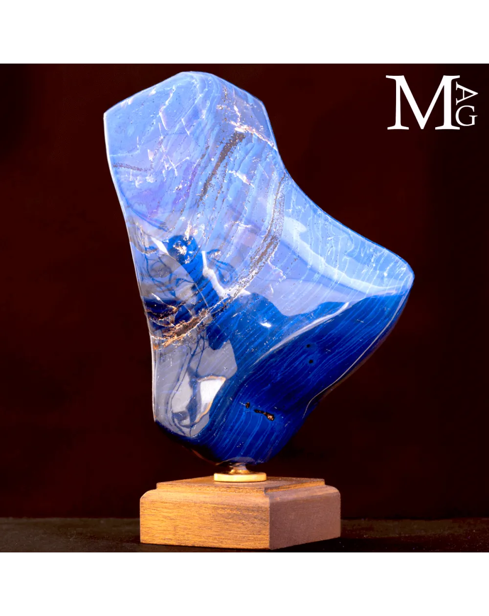 Ambra Blue di Sumatra - I Colori delle fluorescenze.
