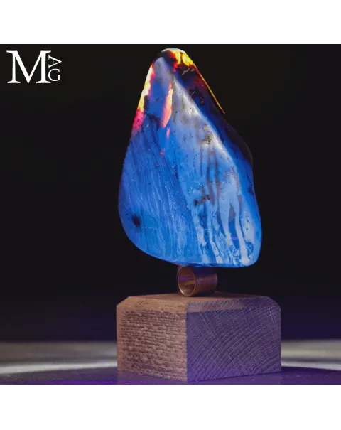 Ambra Blu di Sumatra - Unaa storia scritta milioni di anni fa.