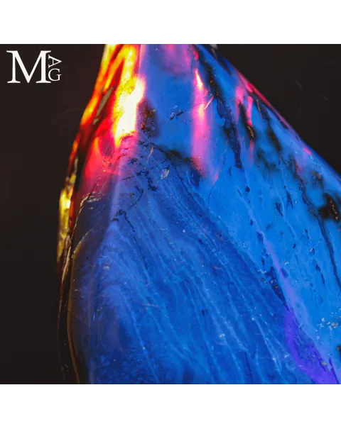 Ambra Blu di Sumatra - Unaa storia scritta milioni di anni fa.