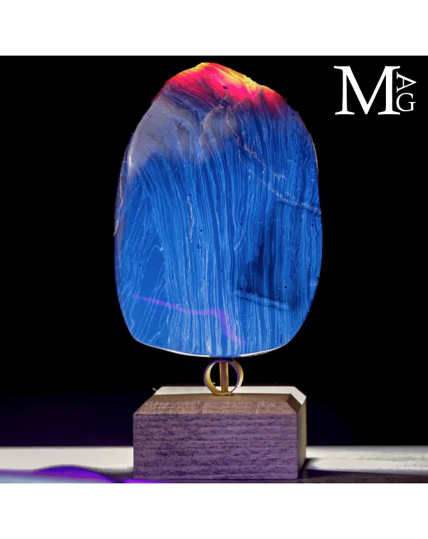 Ambra Blue di Sumatra – Resina Fossile e Luce.