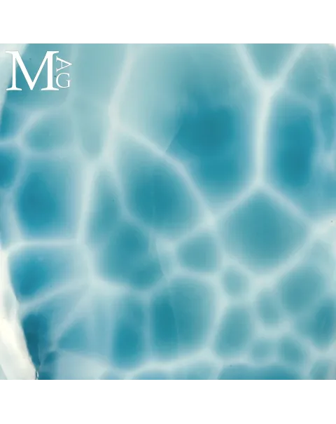 Ciondolo in Argento con Gemma di Larimar dei Caraibi