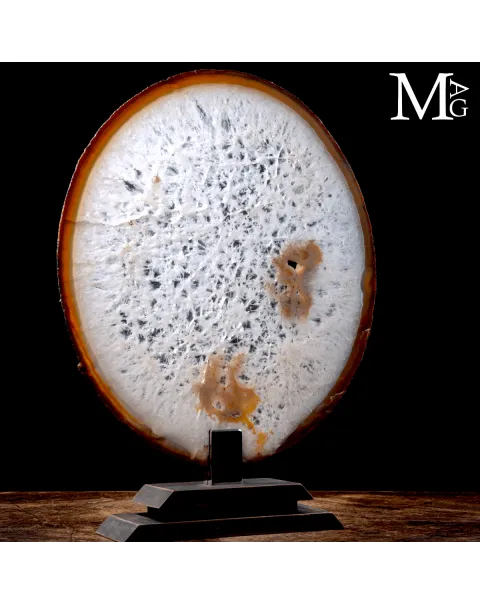 Fetta di Agata Naturale – Geode Luminoso