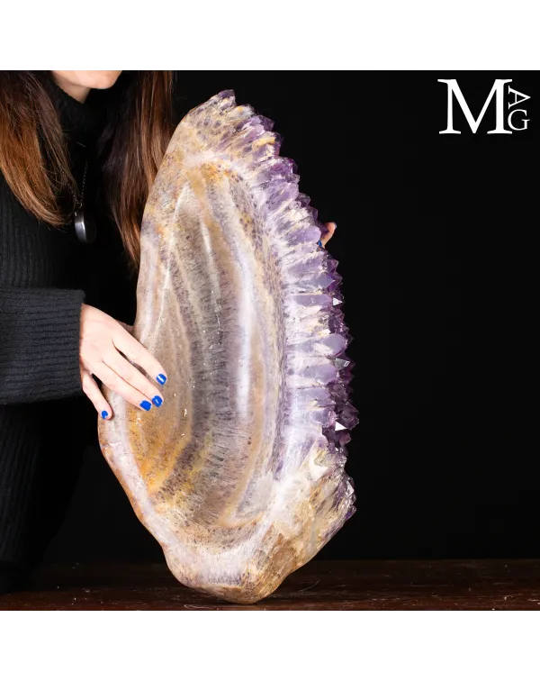 Vasca in Ametista Naturale – Scultura d’Arredo