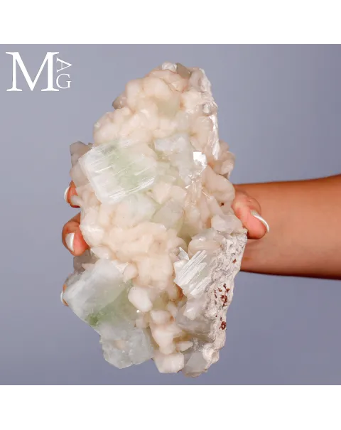 Apofillite Verde su Stilbite dell’India