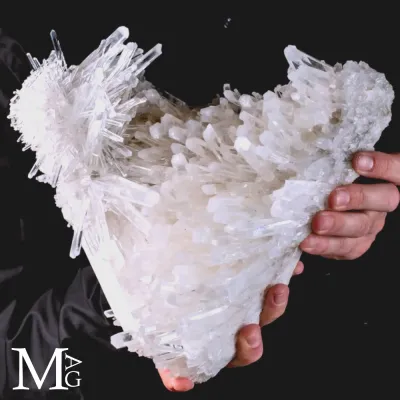 Drusa di Quarzo Aghiforme di Qualità Superiore – Santander, Colombia