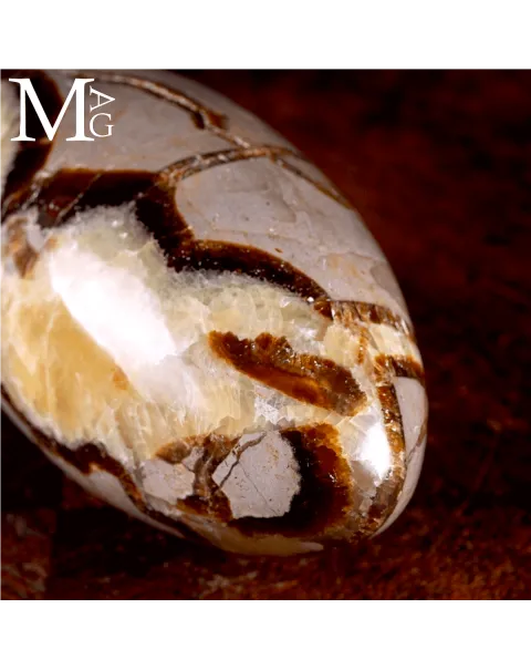 Shiva Lingam in Septaria: Aragonite e Calcite