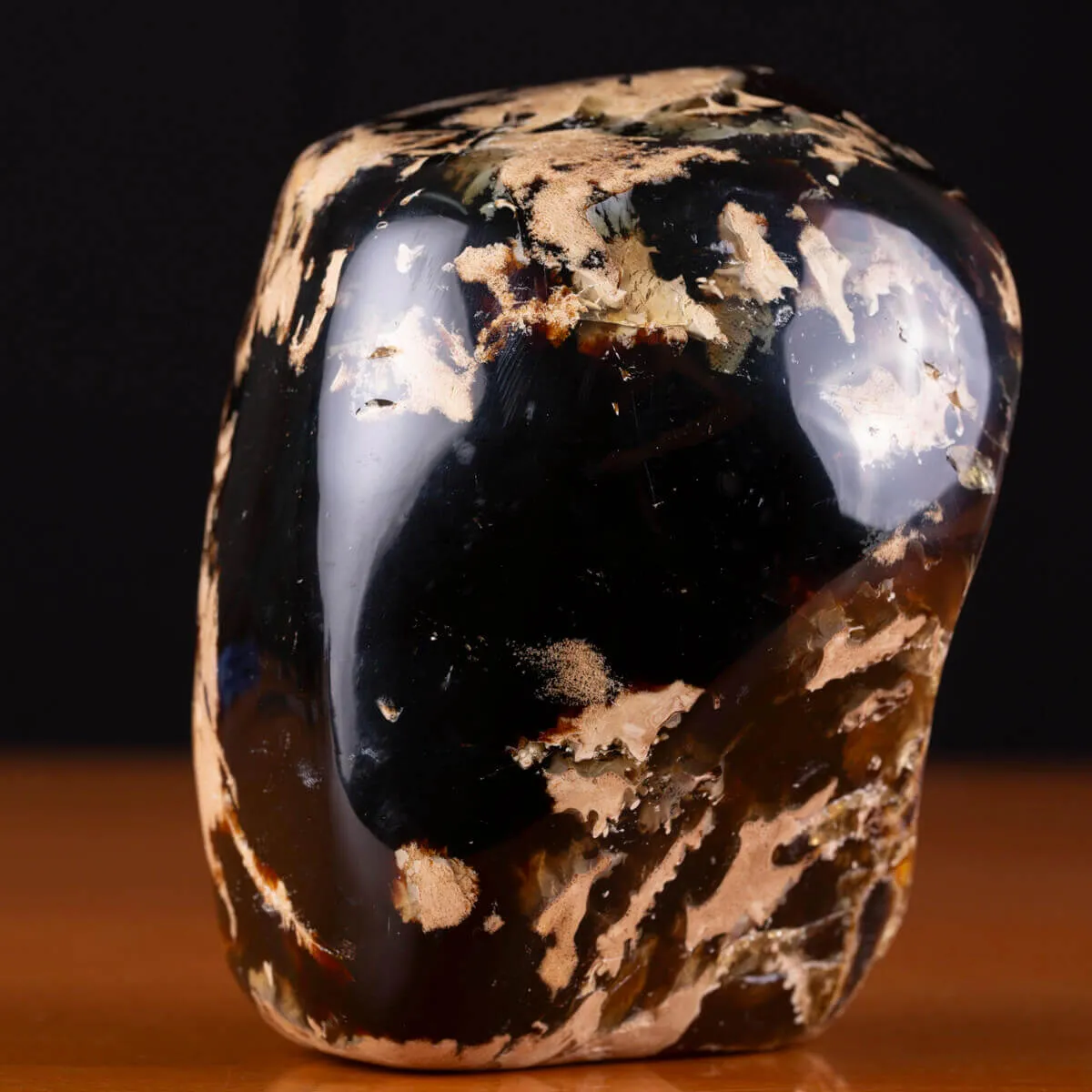 Campione di Ambra Blu di Sumatra - Luce e Chimica