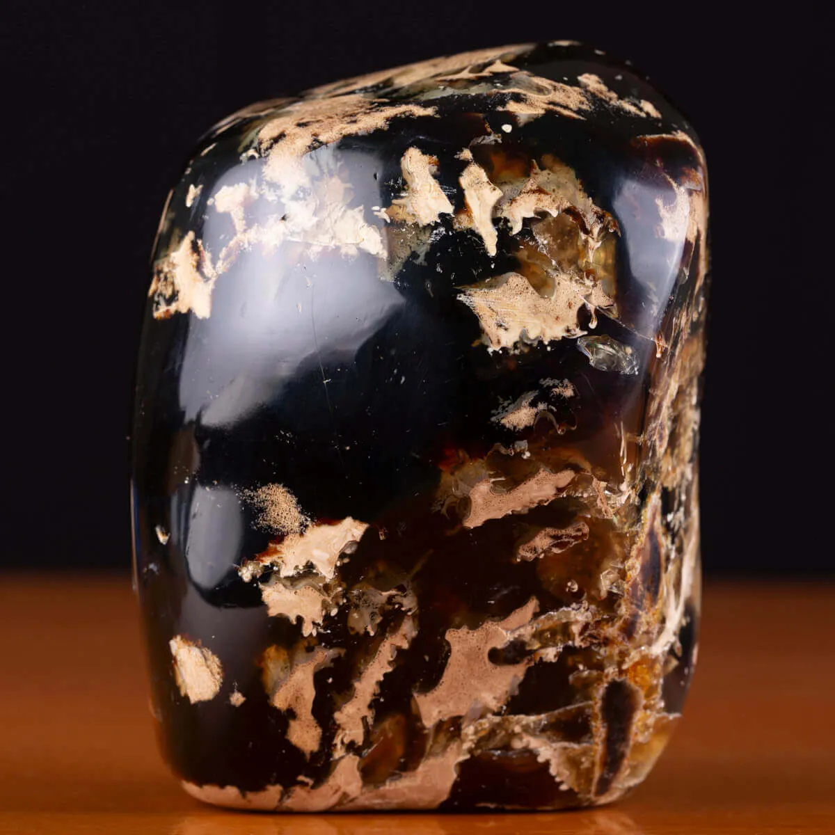 Campione di Ambra Blu di Sumatra - Luce e Chimica